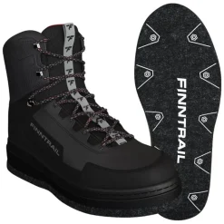 Finntrail Chaussures De Wading Wademan Feutre - Dark Grey * Wading|Wading