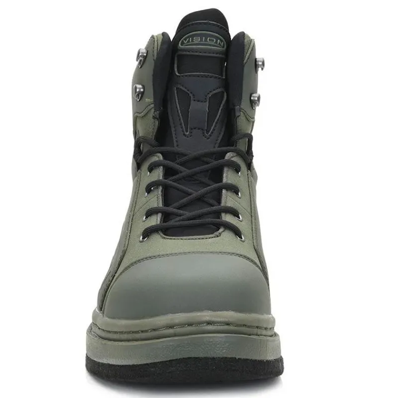 Vision Chaussures De Wading Koski Green Felt * Wading|Wading