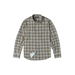 Chemise Manches Longues Homme Orvis Pro Stretch Ls Shirt - Carreaux Kaki/Beige