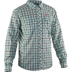 Grundéns Chemise Manches Longues Homme Fly Bridge Long Sleeve Dusty - Turquoise * T-Shirts, Polos & Chemises