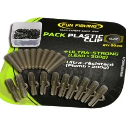 Fun Fishing Clip Plomb + Emerillon Pack Plastic Clip * Montages Carpe