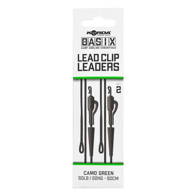 Korda Clip Plomb Basix Lead Clip Leaders * Montages Carpe