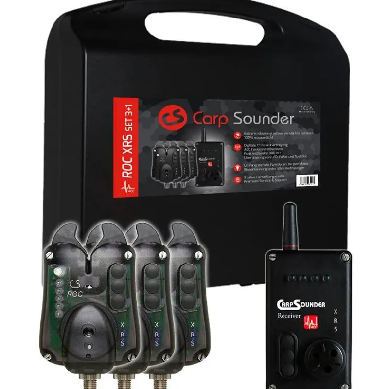 CarpSounder Coffret Détecteur Roc Xrs Blackneon + Centrale * Détection