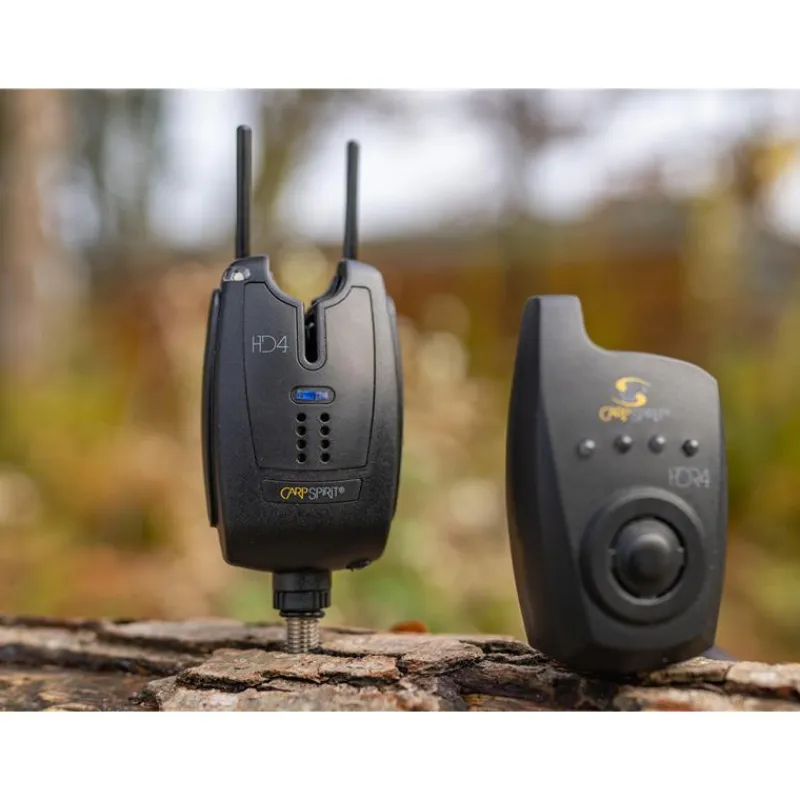 Carp Spirit Coffret Détecteur + Centrale Hd4 Alarm And Receiver Set * Détection