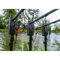 Korum Coffret Détecteur De Touche Kri 3 Rod Remote Alarm & Indicator Set * Détection