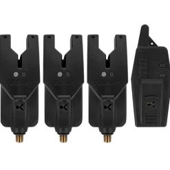 Korum Coffret Détecteur De Touche Kri 3 Rod Remote Alarm & Indicator Set * Détection