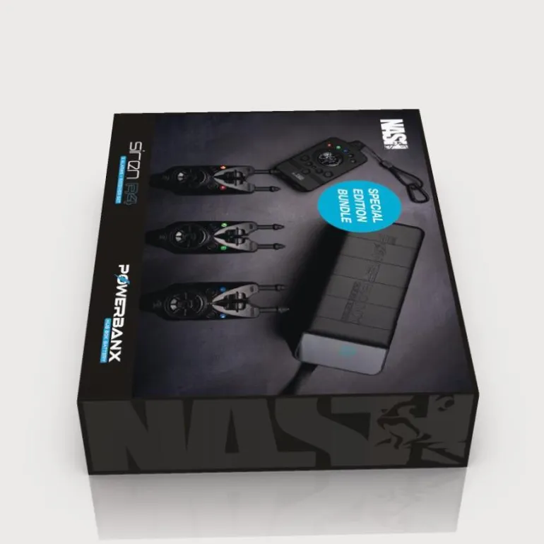 Coffret Détecteur De Touche Nash Siren R4 Powerbanx 80K Bundle