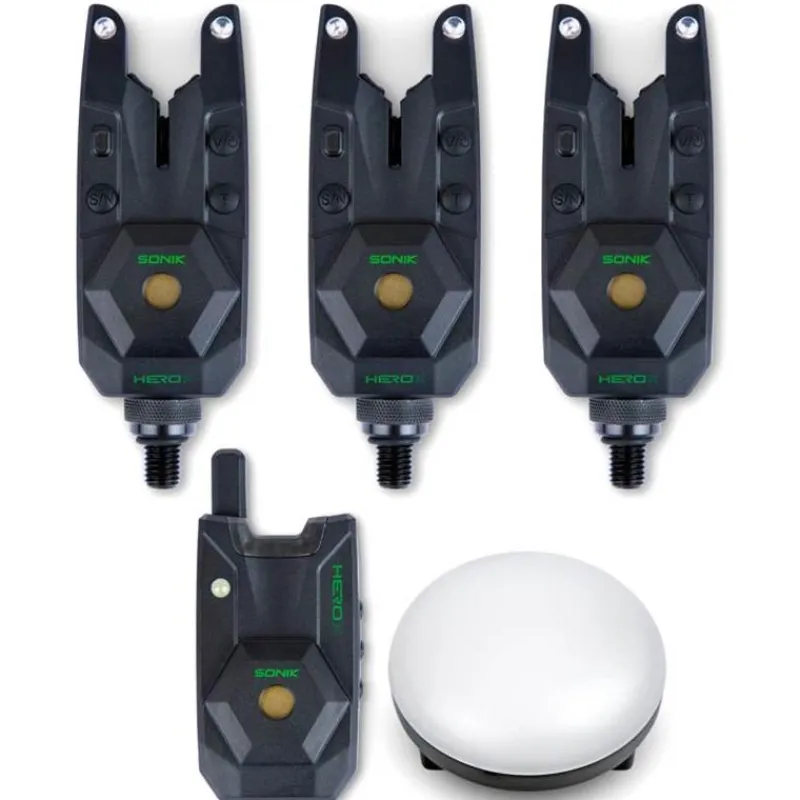Sonik Coffret Détecteur De Touche Herox Bite Alarm Set * Détection