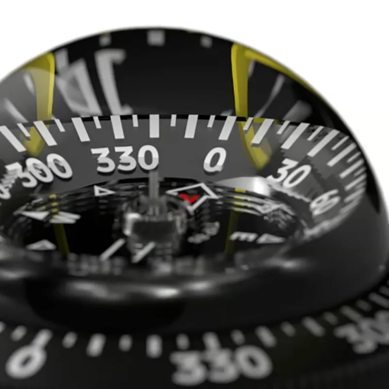 Silva Compas 85 Noir, Montage Plat Plot Avec Mémoire De Cap 360° * Outils De Navigation