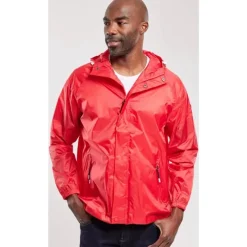 Bermudes Coupe Vent Homme Noroit 2 Impermeable - Corail * Vestes De Pêche