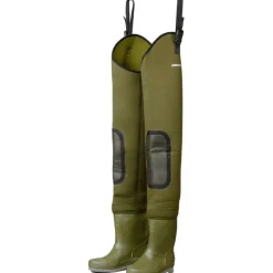 DAM Cuissardes Neoprene Fighter Pro+ Neoprene Hip Waders - Vert * Wading|Wading
