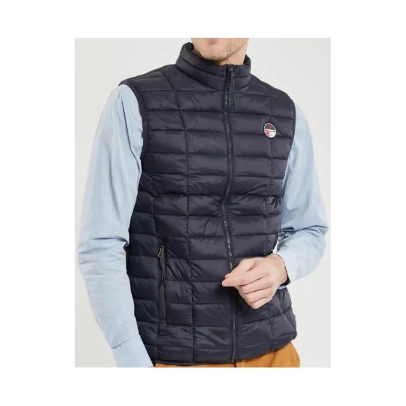 Bermudes Doudoune Sans Manches Homme Hiatus - Navy * Vestes De Pêche