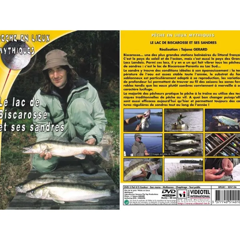 Vidéotel Dvd - Biscarosse Et Ses Sandres - Peche Des Carnassiers - Peche En Lieux Mythiques * Cadeaux & Décoration|Cadeaux & Décoration