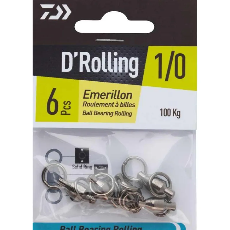 Daiwa Emerillon Roulement A Billes - Par 6 * Montage Ligne