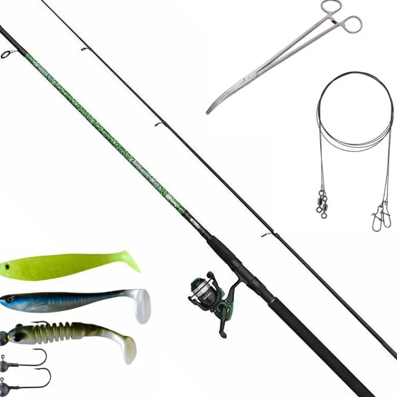 Pecheur.com Ensemble Prêt À Pêcher - Pêche Au Leurre Decouverte * Ensembles Carnassier
