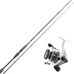 Stucki Fishing Ensemble Spinning Combo Silver Dust * Ensembles Carnassier