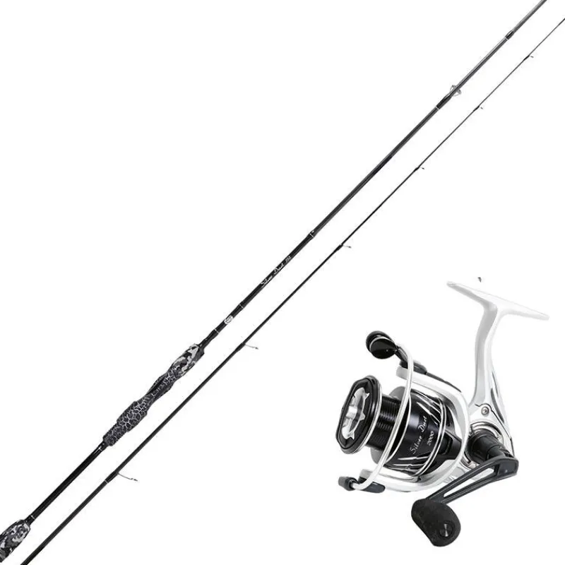 Stucki Fishing Ensemble Spinning Combo Silver Dust * Ensembles Carnassier