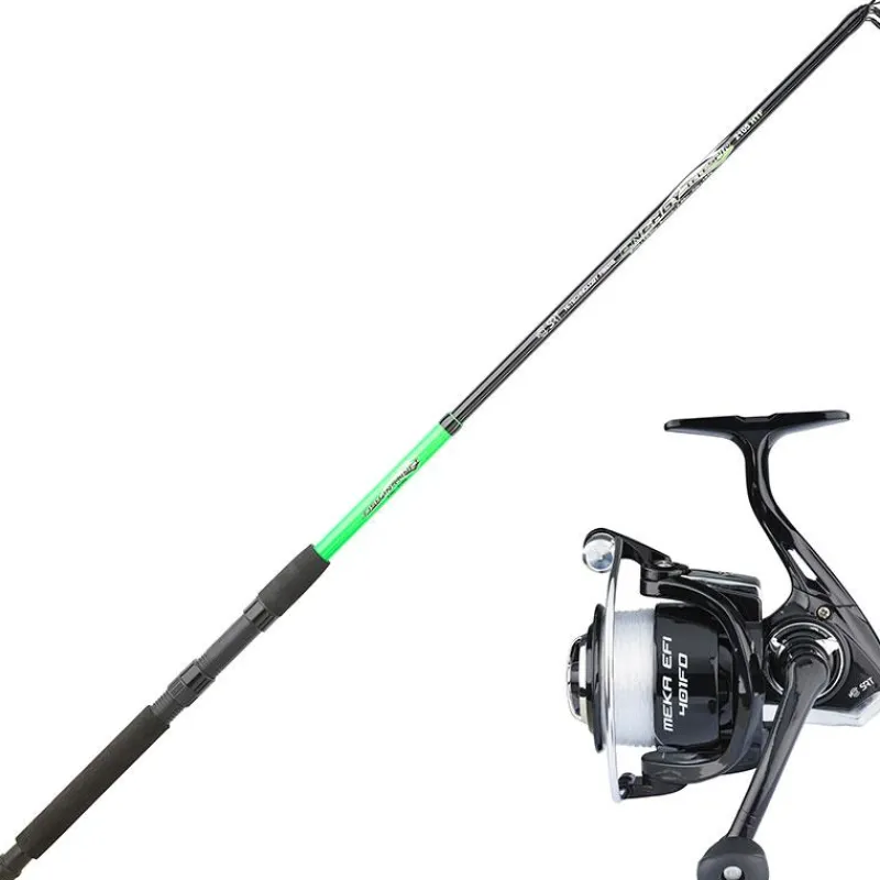 SRT Ensemble Spinning Télescopique Fish Instinct Energy Telespin + Meka Efi Fd * Ensembles Carnassier