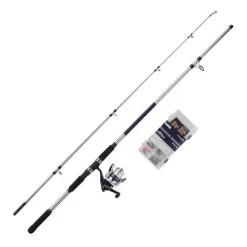 Shakespeare Ensemble Télescopique Salt Seabass Searcher Combo Set * Ensembles Mer
