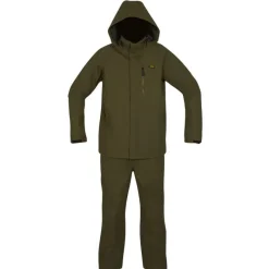 Avid Carp Ensemble Veste Et Salopette Homme Revolve Waterproof Suit - Kaki * Vestes De Pêche