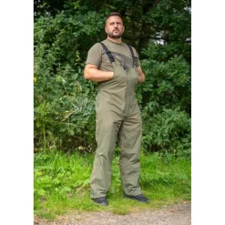 Korum Ensemble Veste Et Salopette Homme Superseal Waterproof - Kaki * Vestes De Pêche