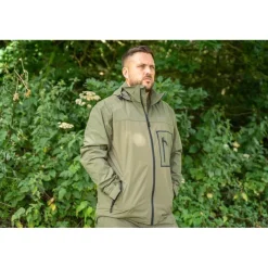 Korum Ensemble Veste Et Salopette Homme Superseal Waterproof - Kaki * Vestes De Pêche