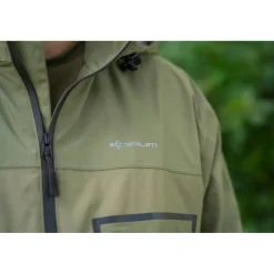 Korum Ensemble Veste Et Salopette Homme Superseal Waterproof - Kaki * Vestes De Pêche