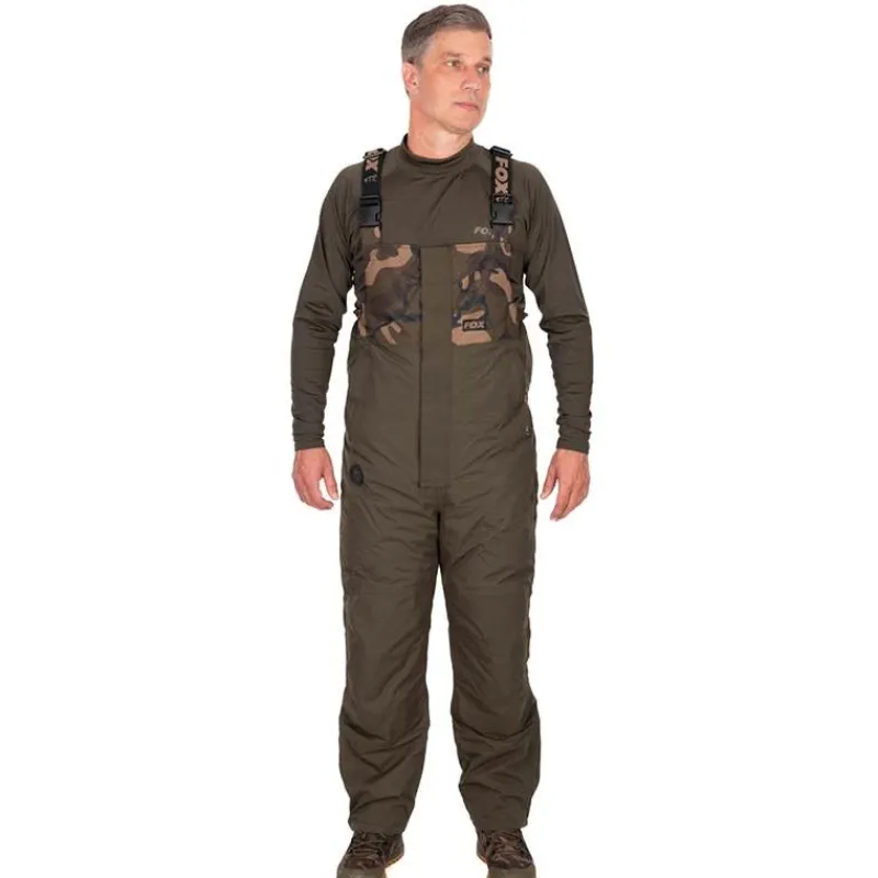 Fox Ensemble Veste Et Salopette Homme Khaki / Camo Wintersuit * Vestes De Pêche
