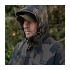 Ensemble Veste Et Salopette Homme Avid Carp Arctic-Series Distortion Thermal Suit - Kaki/Camo