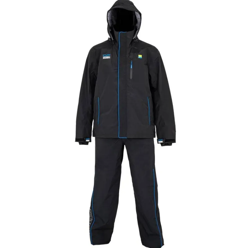 Preston Innovations Ensemble Veste + Salopette Dfh Suit - Noir * Vestes De Pêche