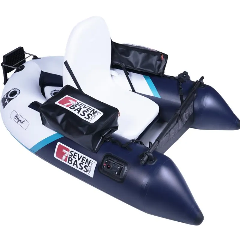 Seven Bass Float Tube Brigad Navy-White * Float Tube & Accessoires|Float Tubes & Accessoires