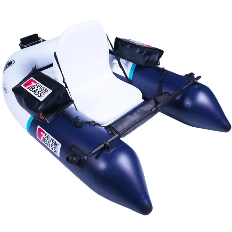 Seven Bass Float Tube Expedition Navy-White * Float Tube & Accessoires|Float Tubes & Accessoires