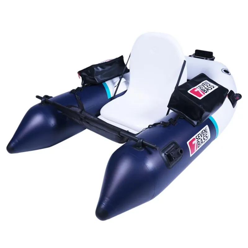 Seven Bass Float Tube Expedition Navy-White * Float Tube & Accessoires|Float Tubes & Accessoires