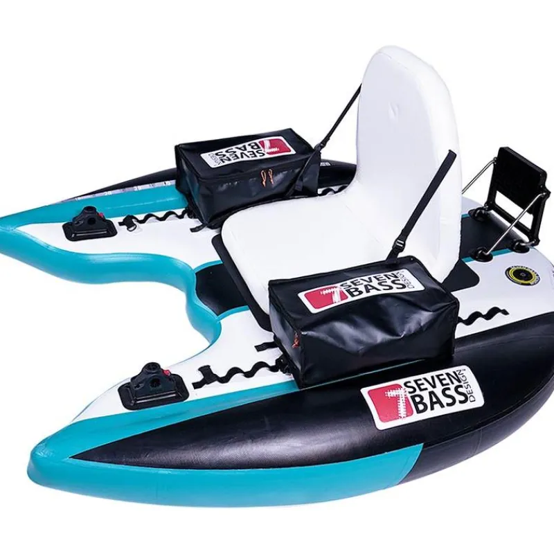 Seven Bass Float Tube Flatform Junior Seafoam-Black * Float Tube & Accessoires|Float Tubes & Accessoires