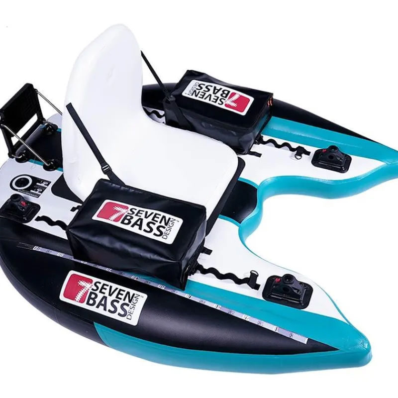 Seven Bass Float Tube Flatform Junior Seafoam-Black * Float Tube & Accessoires|Float Tubes & Accessoires