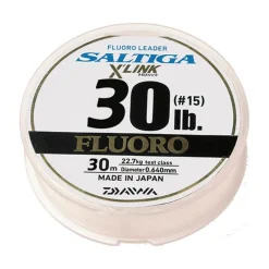 Daiwa Fluorocarbone Saltiga X' Link Fluorocarbon Leader - 30M * Fils - Tresses - Bdl Carnassier|Tresses - Fils - Bdl Mer