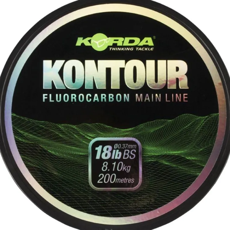 Korda Fluorocarbone Kontour Fluorcarbon - 200M * Fils - Tresses Carpe
