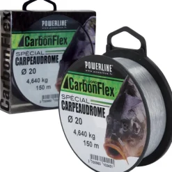 Powerline Fluorocarbone Carbonflex Fluoro Carpeaudrome - 150M * Fils - Tresses Coup & Anglaise