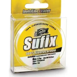 Sufix Fluorocarbone Invisiline Clear - 50M * Fils Truite