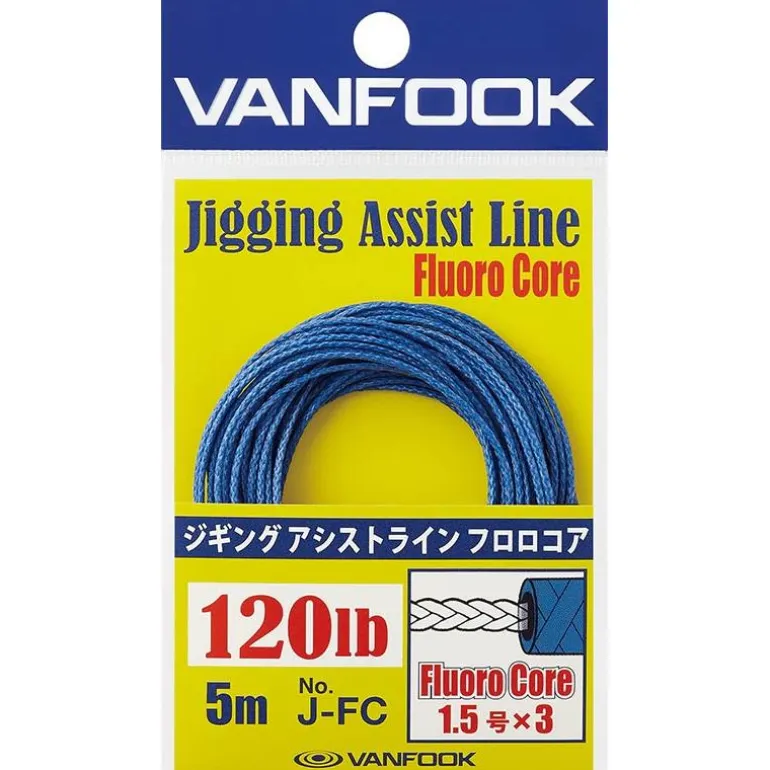 Fluorocarbone Vanfook Jigging Assist Line Fluoro Core J-Fc
