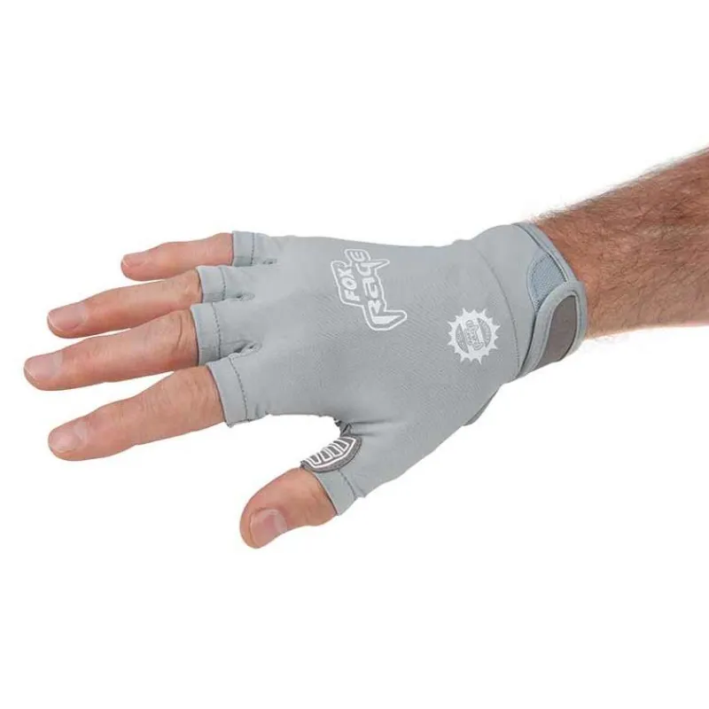 Fox Rage Gants Lightweight Uv Gloves - Gris * Bonnets, Tours De Cou & Gants