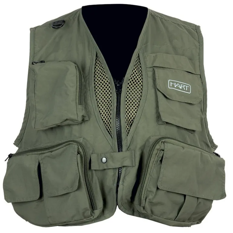 Gilet De Pêche Hart Rover - Kaki
