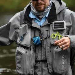 Orvis Gilet De Pêche Pro Vest - Gris * Gilets & Chest Packs