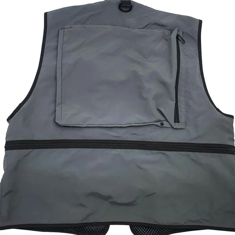 Suissex Gilet De Pêche Ruvuma - Gris * Gilets & Chest Packs