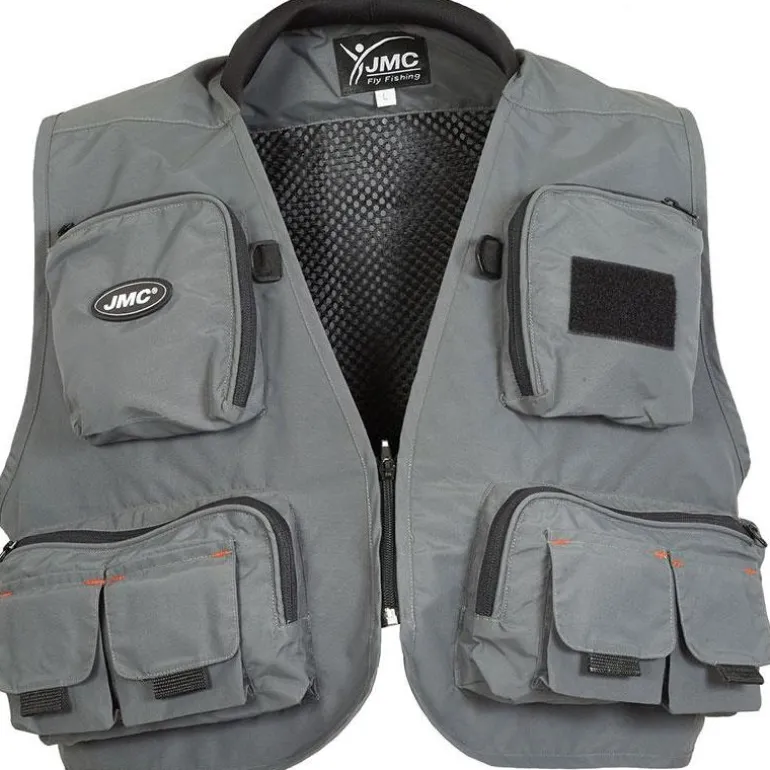 Gilet De Peche Jmc Diplomat V2 - Gris
