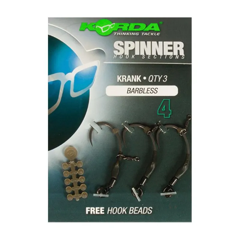 Korda Hamecon Carpe Spinner Hook Sections Krank * Montages Carpe