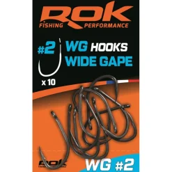 Rok Fishing Hamecon Simple Wg Wide Gape * Montages Carpe