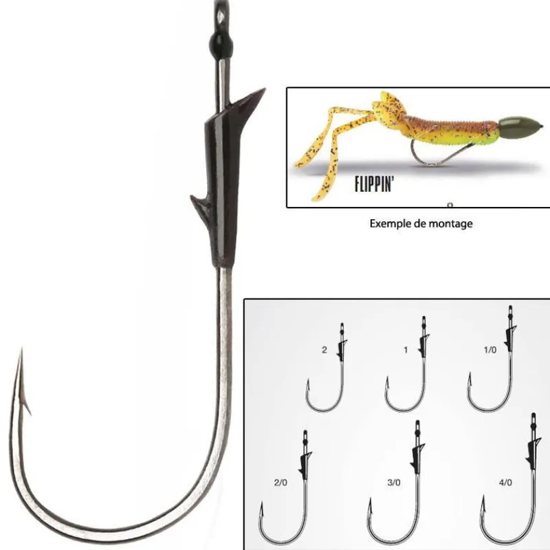 VMC Hamecon Simple Mystic Predator Flippin 7345 Fl - Pack * Petit Matériel