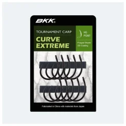 BKK Hameçon Carpe Carp Curve Extreme - Par 10 * Montages Carpe