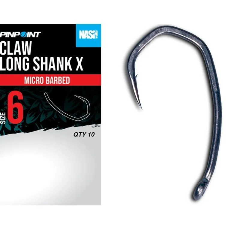 Hameçon Carpe Nash Claw Long Shank X